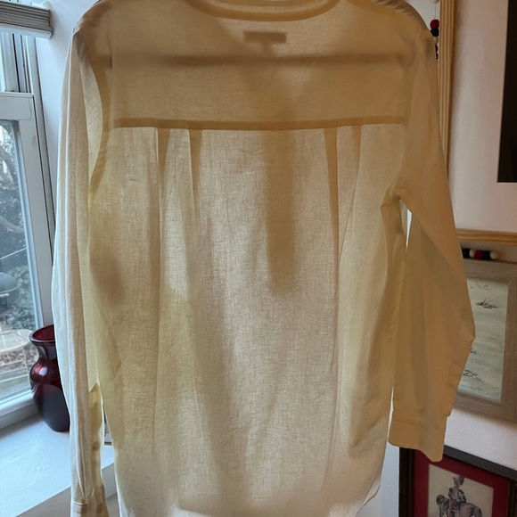 White Half-Button Down - Picture 3 of 5